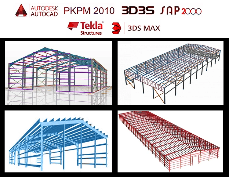 Steel Structure Automobile 4s Shop Space Frame Steel Structure Accessories